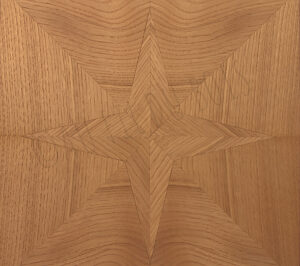 Marqueterie de la rose des vents