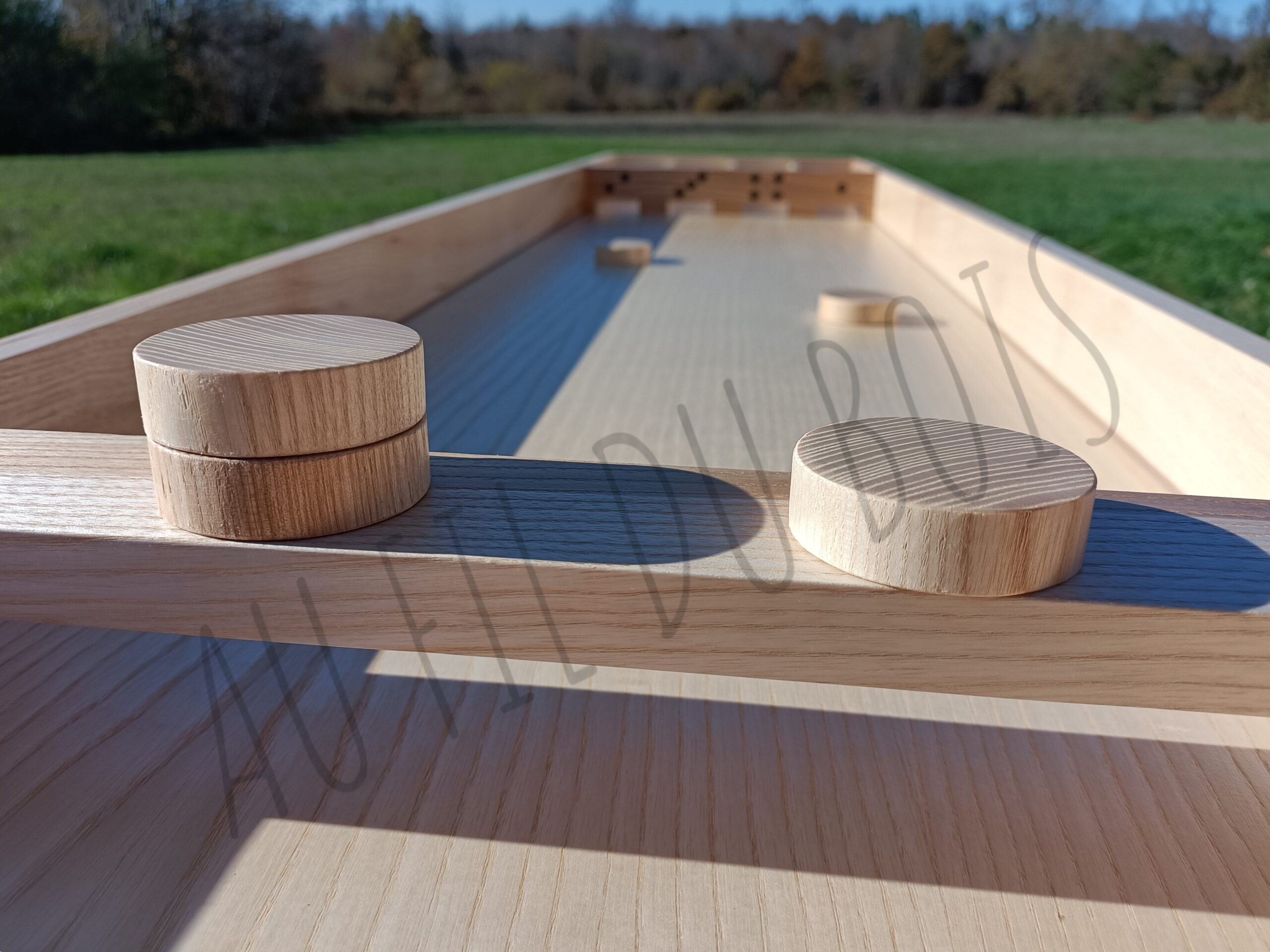 Vue de détail du billard hollandais