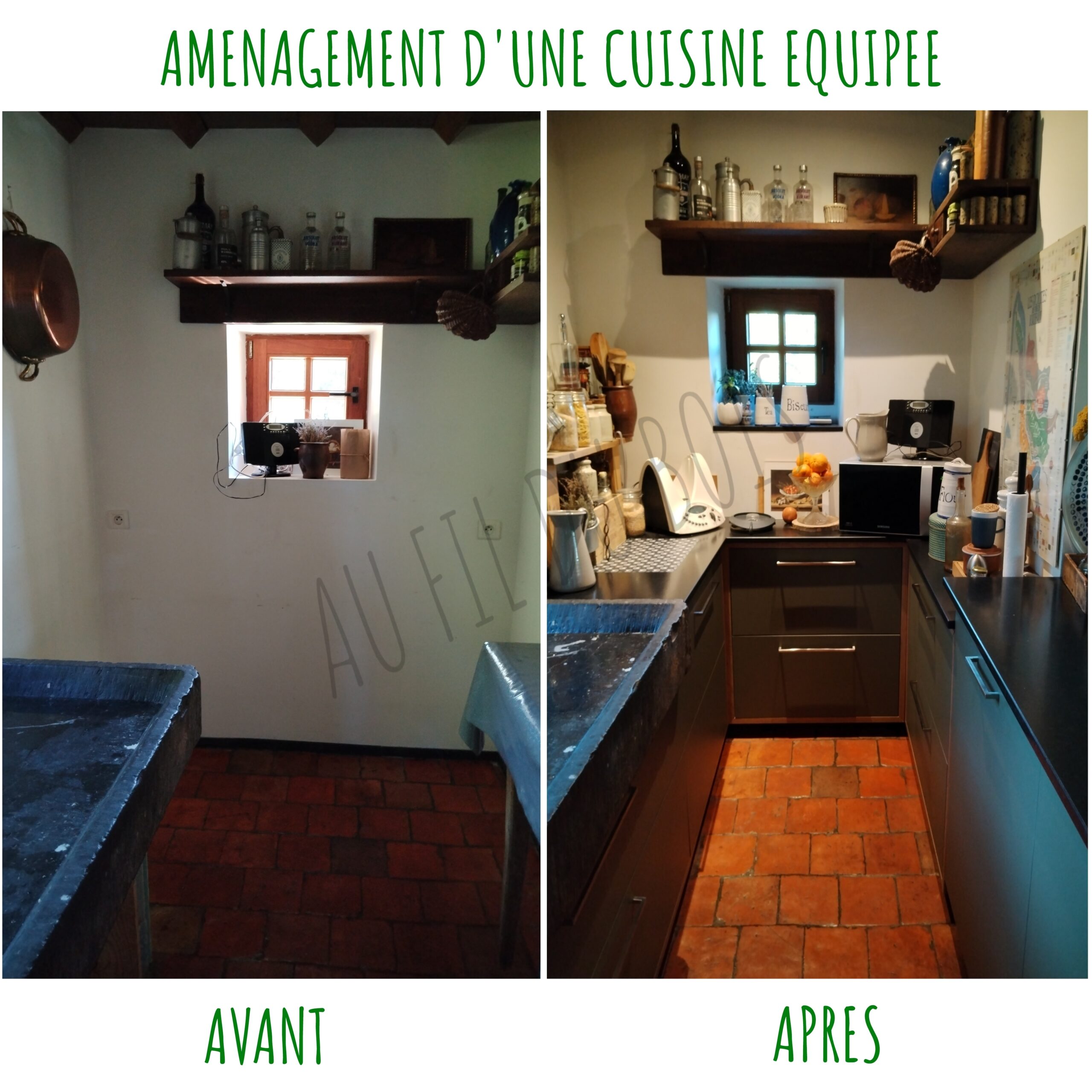 Réalisation d'une cuisine